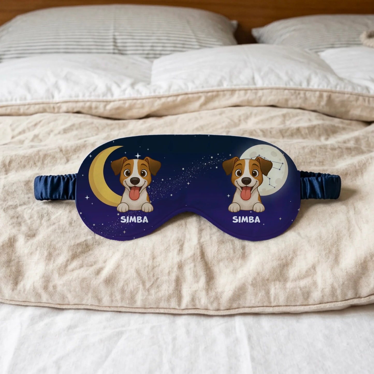 Masque de nuit : "Nuit à deux lunes"