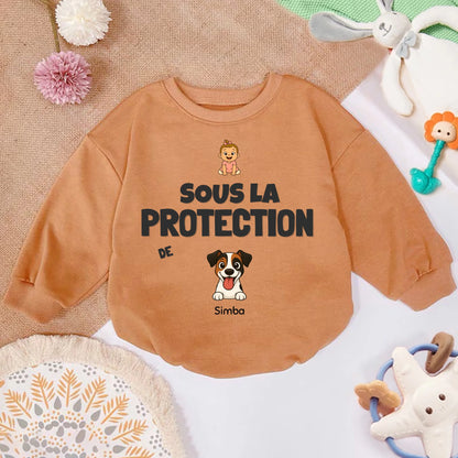 Baby Sweater - "Under the Protection Of"