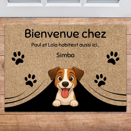Personalized doormat - shadows