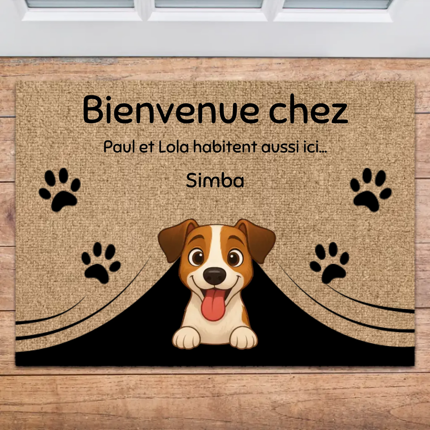 Zerbino personalizzato - ombre