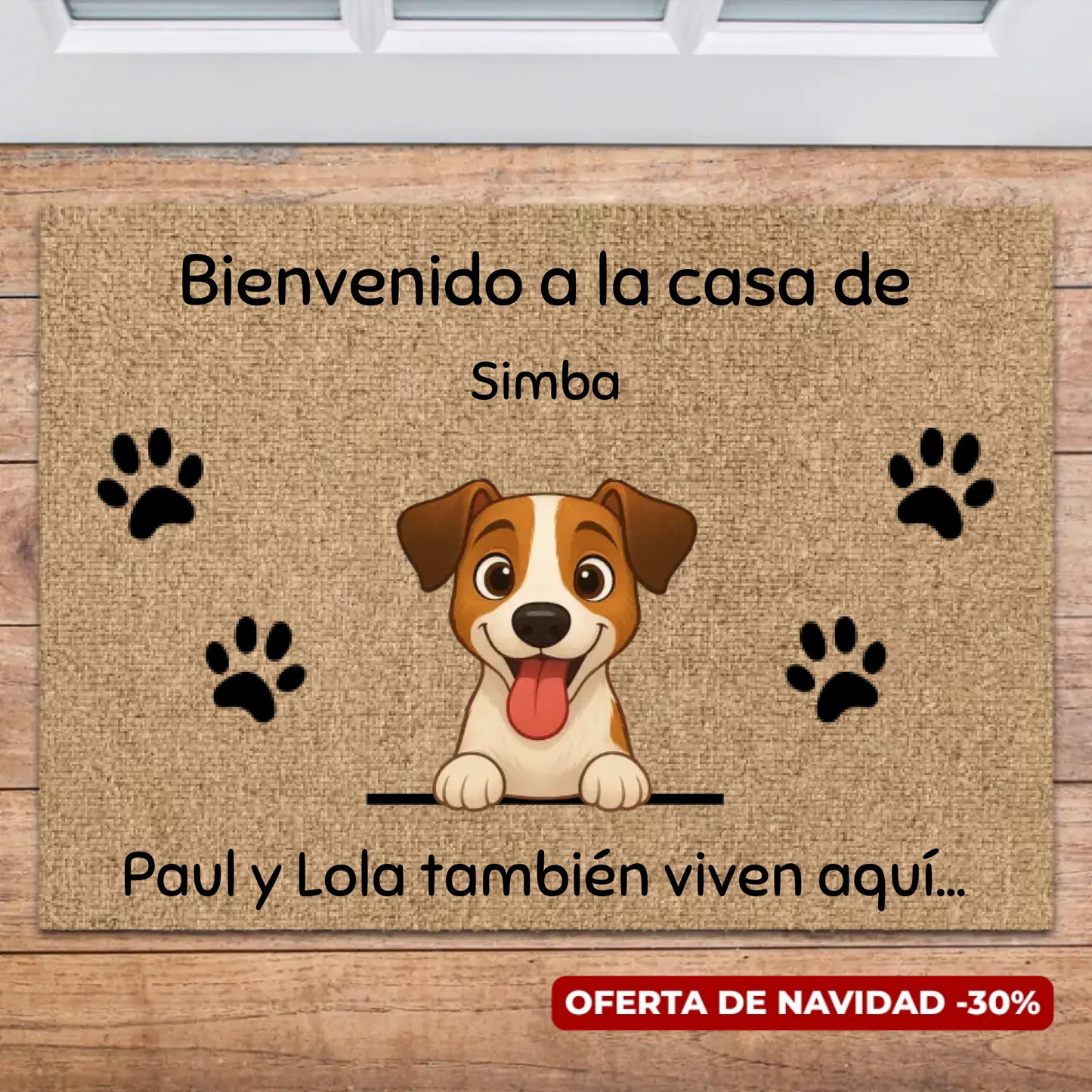 Personalized felpudo