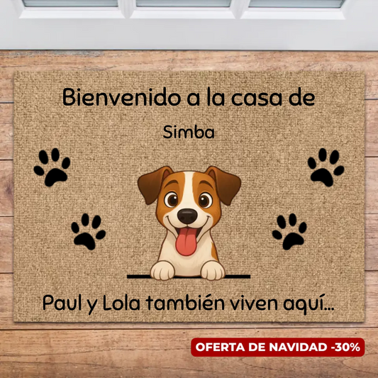 Personalized felpudo