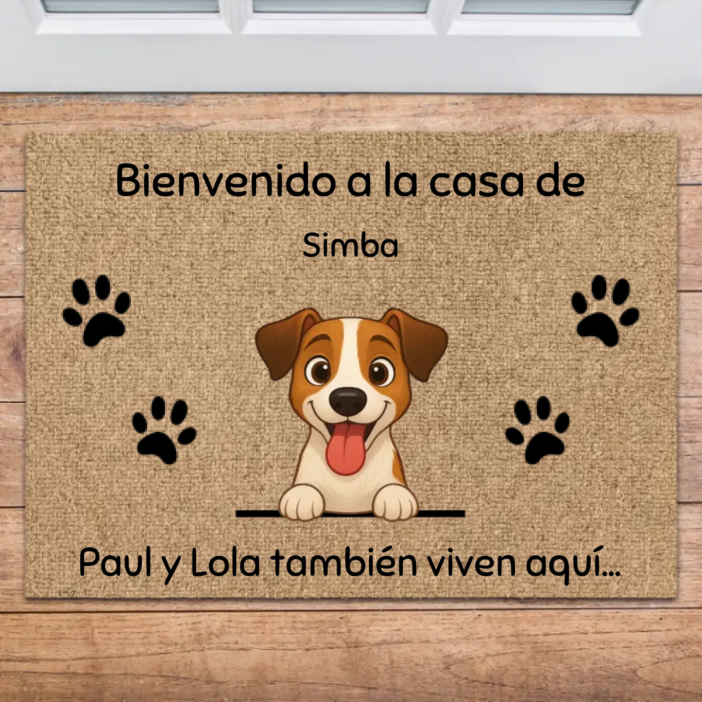 Personalized felpudo