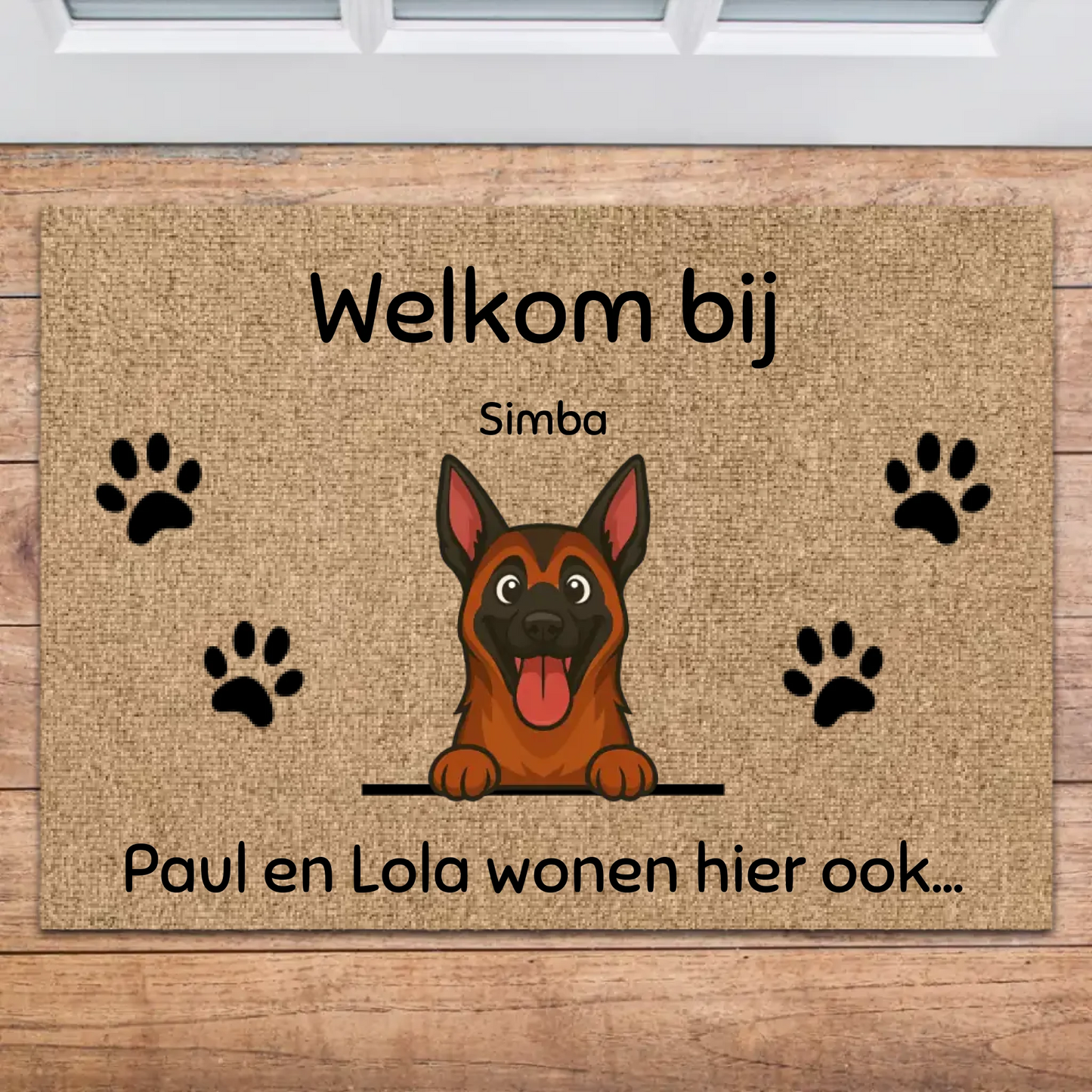 Personalized doormat