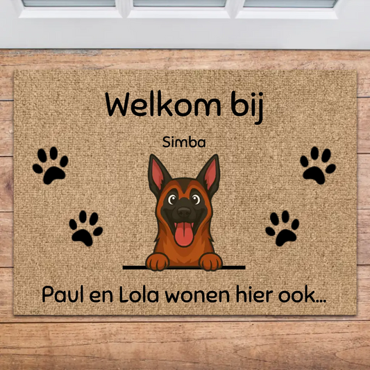 Personalized doormat