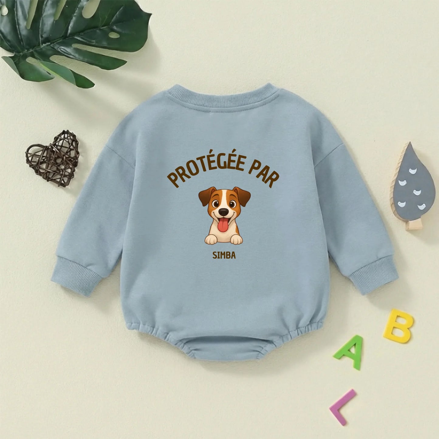 Body pull bébé personnalisé - Protégé par