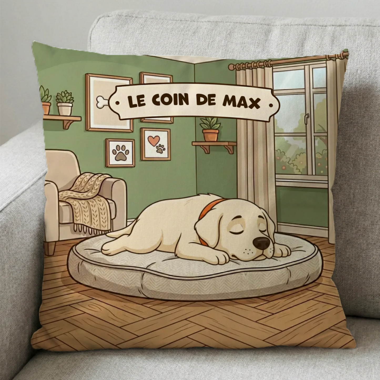 Coussin carré - Le coin de