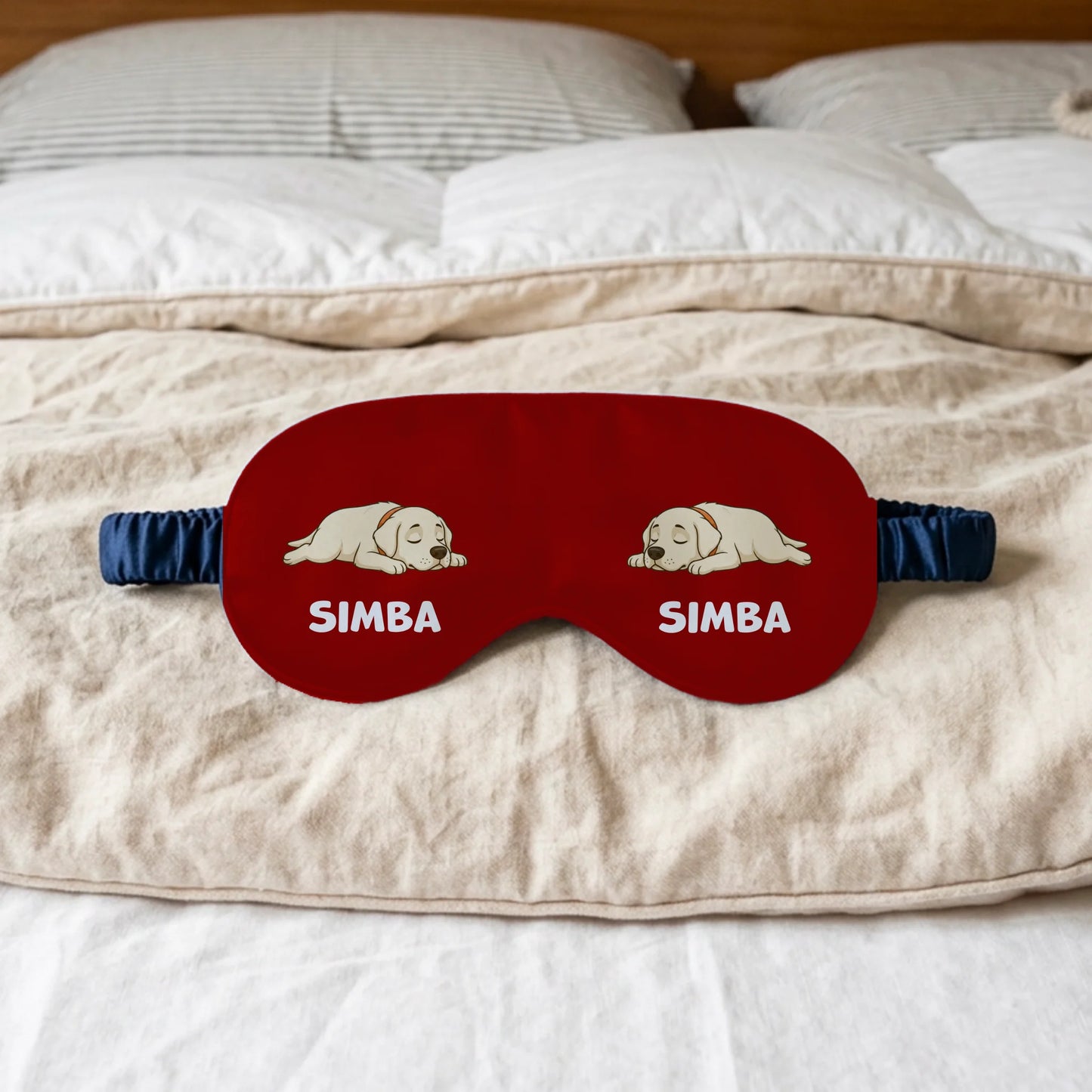 Masque de nuit : "Animaux endormis"